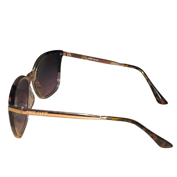ANNE KLEIN AKS 1002 CE Brown Gold Designer Women Sunglasses main image 4